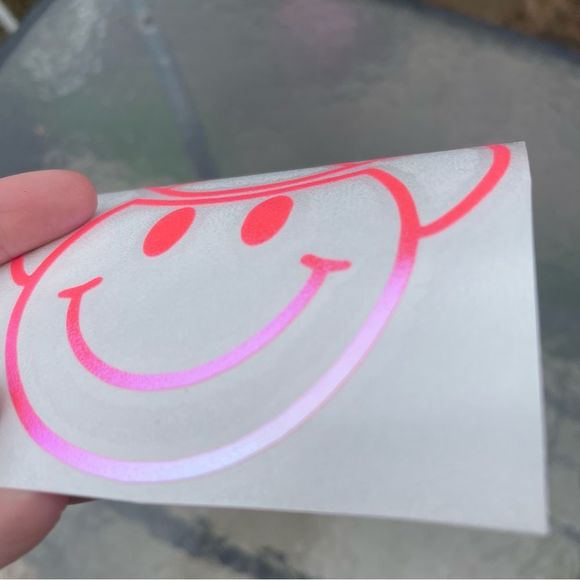 🎄 Cowboy Smiley Face Vinyl Decal - Picture 6 of 10